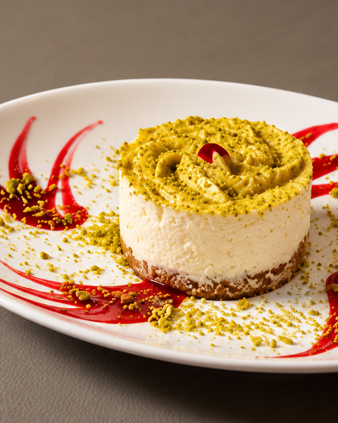 Dessert maison dressé à L’Atypic